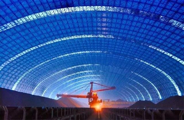 泸州亿优钢构工程师为您解析原料场封闭技术的特点和类型